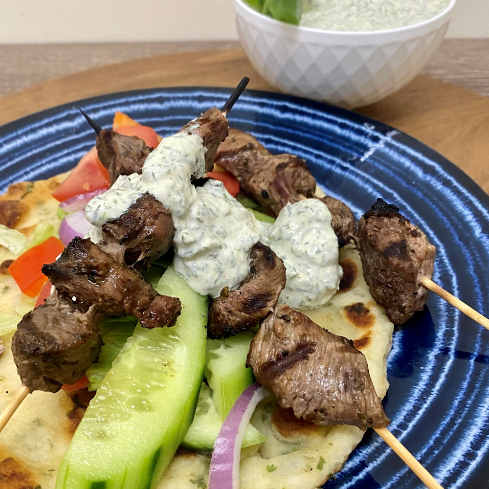 Kebab Yoghurt Sauce & Flatbread