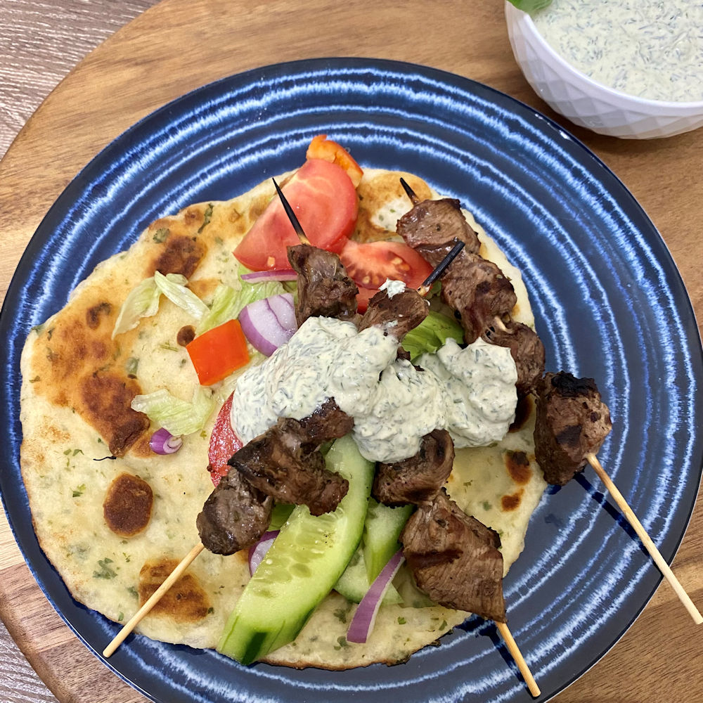 Kebab Yoghurt Sauce & Flatbread