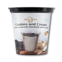 exquisine desserts cookies and cream