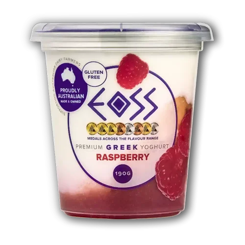 eoss greek yoghurt raspberry flavour in 190g